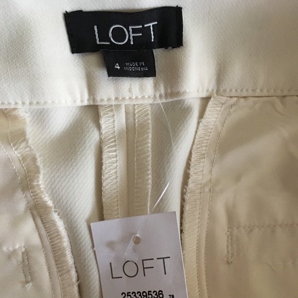 Loft Button Cuff Wide Leg Pants Size 4 - Picture 8 of 14